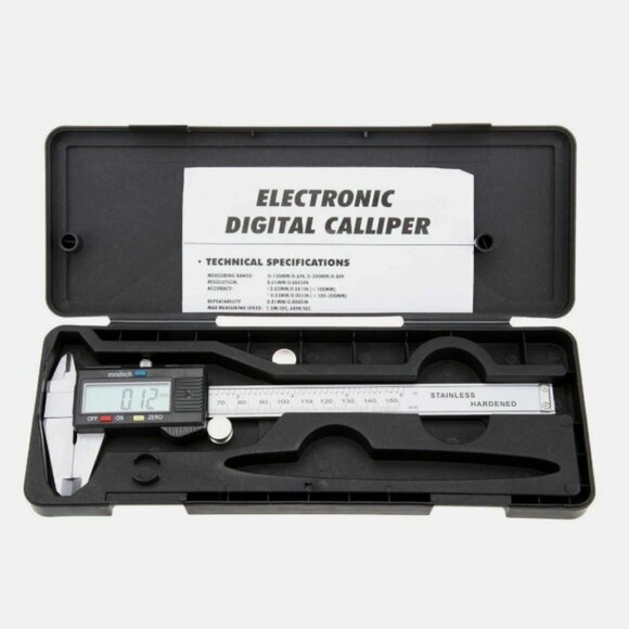 Stainless Steel Digital Caliper Vernier Micrometer Electronic Ruler Gauge Meter - Picture 2 of 2